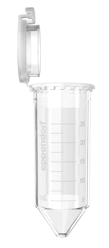 艾本德Eppendorf Conical Tubes 25 mL 帶鎖扣蓋 SnapTec?, 25 mL, 啟動套裝，4  個單離心管架，6  個轉(zhuǎn)子適配器，轉(zhuǎn)子孔可容納 50  mL 錐形管, P